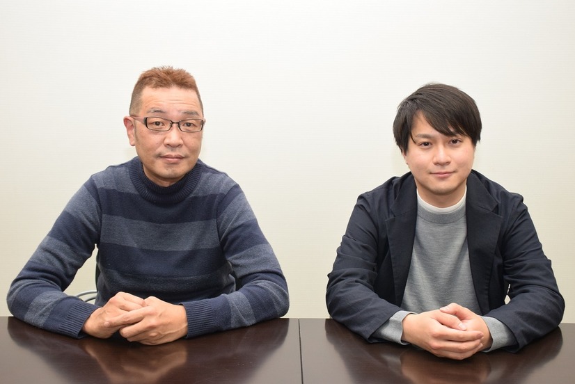 (左から)諸澤昌男プロデューサー、押切大機プロデューサー