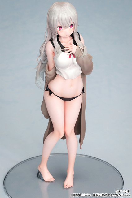 「『着替え』illustrated by れいなま 1/6スケール 塗装済み完成品フィギュア」15,800円（税別）（C）れいなま