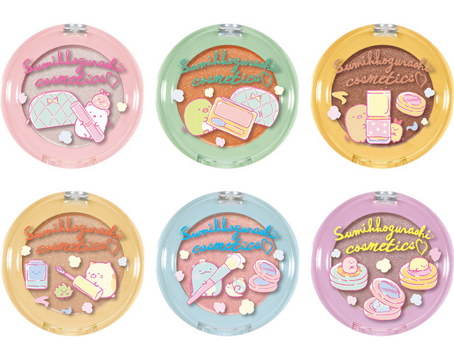 「一番コフレ すみっコぐらし Sumikkogurashi cosmetics」D賞：アイカラーコレクション（C）2022 San-X Co., Ltd. All Rights Reserved.