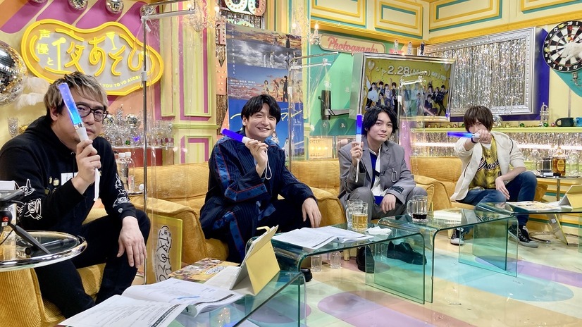 『声優と夜あそび 月【安元洋貴×前野智昭】』　(C)AbemaTV,Inc.