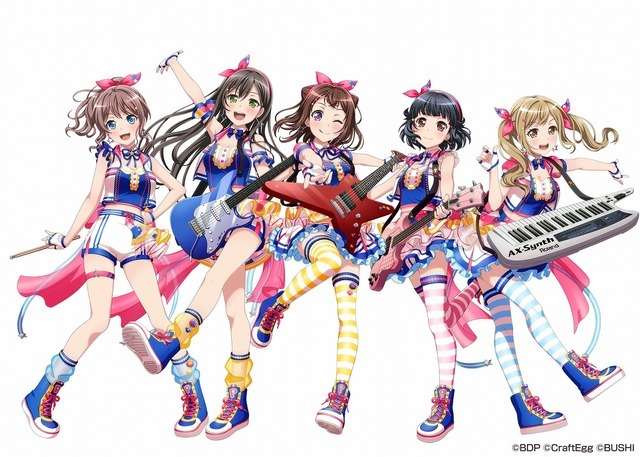 『バンドリ！ ガールズバンドパーティ！』Poppin'Party（C）BanG Dream! Project （C）Craft Egg Inc. （C）bushiroad All Rights Reserved.