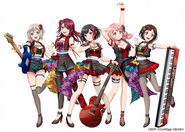 『バンドリ！ ガールズバンドパーティ！』Afterglow（C）BanG Dream! Project （C）Craft Egg Inc. （C）bushiroad All Rights Reserved.