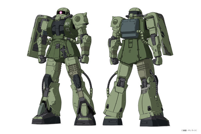 MS-06F ドアン専用ザクの設定画（C）創通・サンライズ