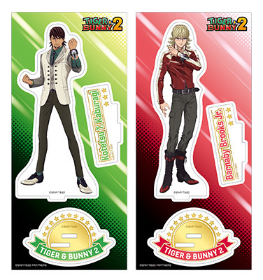 「『TIGER & BUNNY 2』配信記念オンリーショップ」アクリルスタンド（C）BNP/T&B2 PARTNERS