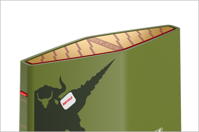 「Wi-Fi 6（11ax）対応Wi-Fiルーター 4803+573Mbps AirStation（ロックバイソンモデル）」（C）BNP/T&B2 PARTNERS