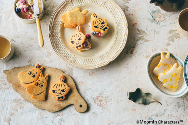 「ムーミン カフェレシピ BOOK」特別付録を使った料理（C）Moomin Characters