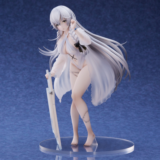 「『アズールレーン』ハーマイオニー ピュアホワイトホリデーVer.」22,000円（税込）（C）2017 Manjuu Co.,Ltd. & Yongshi Co.,Ltd. All Rights Reserved.（C）2017 Yostar, Inc. All Rights Reserved.