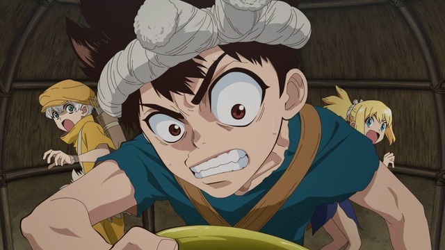 『Dr.STONE 龍水』場面写真（C）米スタジオ・ Boichi／集英社・ Dr.STONE 製作委員会
