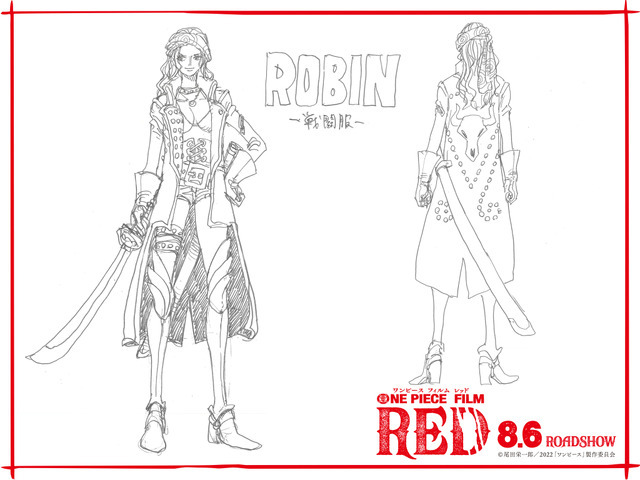 ロビン『ONE PIECE FILM RED』映画オリジナル衣裳第2弾（C）尾田栄一郎／2022「ワンピース」製作委員会