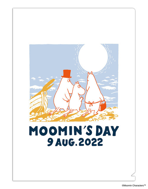 「ムーミンの日」ムーミンの日2022 クリアファイル（C）Moomin Characters TM