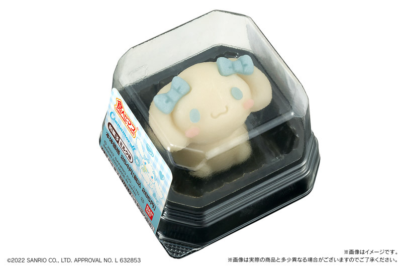 「食べマス　サンリオキャラクターズ2022～おめかしリボンのシナモロール～」285円（税込）（C）2022 SANRIO CO., LTD. APPROVAL NO. L 632853