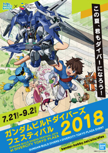 「ガンダムビルドダイバーズフェスティバル2018」開幕！伊藤かな恵、田丸篤志がゲームを体験「夏休みに遊びに来て！」