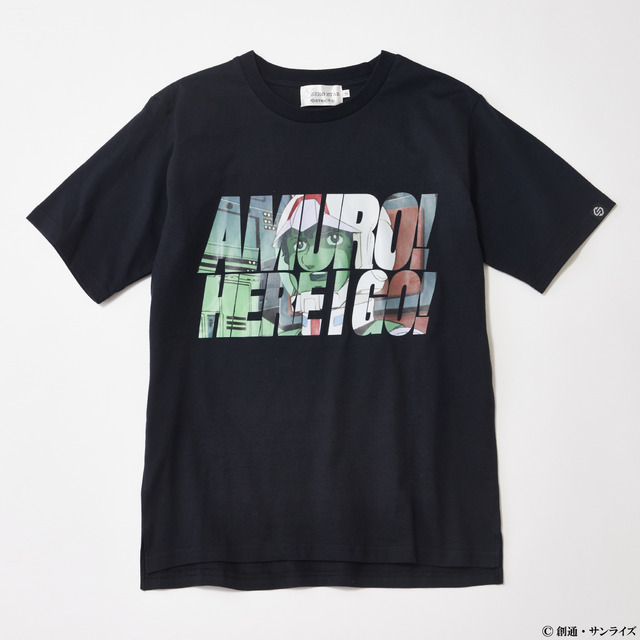 「STRICT-G ZERO STAR『機動戦士ガンダム』Tシャツ AMURO柄」各7,480円（税込／送料・手数料別途）（C）創通・サンライズ