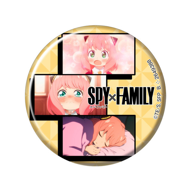 「SPY×FAMILY あそーとこれくしょん2」ホログラム缶バッジ（C）遠藤達哉／集英社・SPY×FAMILY製作委員会