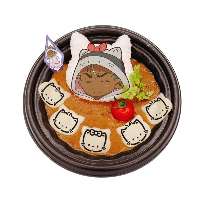 サンリオキャラクターズ×キングオブプリズムSSSコラボカフェ「おやすみアレクの赤ちゃんカレー」（C）2022 SANRIO CO., LTD. APPROVAL NO. L632851（C）T-ARTS/syn Sophia/エイベックス・ピクチャーズ/タツノコプロ/キングオブプリズムSSS製作委員会