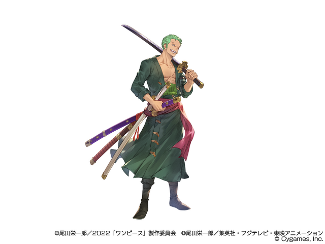 「ONE PIECE FILM RED to BLUE」ゾロ （CV：中井和哉） ©尾田栄一郎／2022「ワンピース」製作委員会 ©尾田栄一郎／集英社・フジテレビ・東映アニメーション© Cygames, Inc.