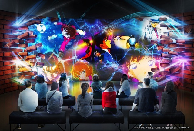 「DETECTIVE CONAN THE MOVIE 展 ～銀幕の回顧録～」イメージ（C）1997-2022 青山剛昌／名探偵コナン製作委員会