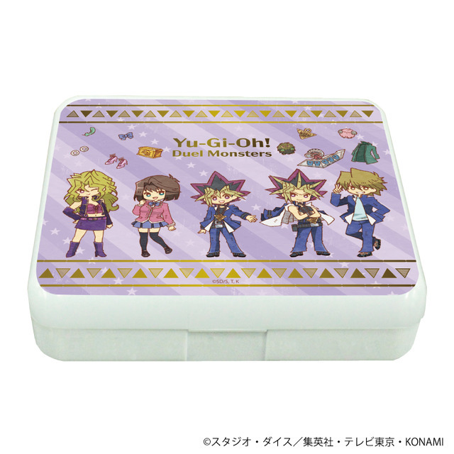 『遊☆戯☆王デュエルモンスターズ』「小物ケース(ラムネ付き)パープル」880円（税込）（C）スタジオ・ダイス／集英社・テレビ東京・KONAMI