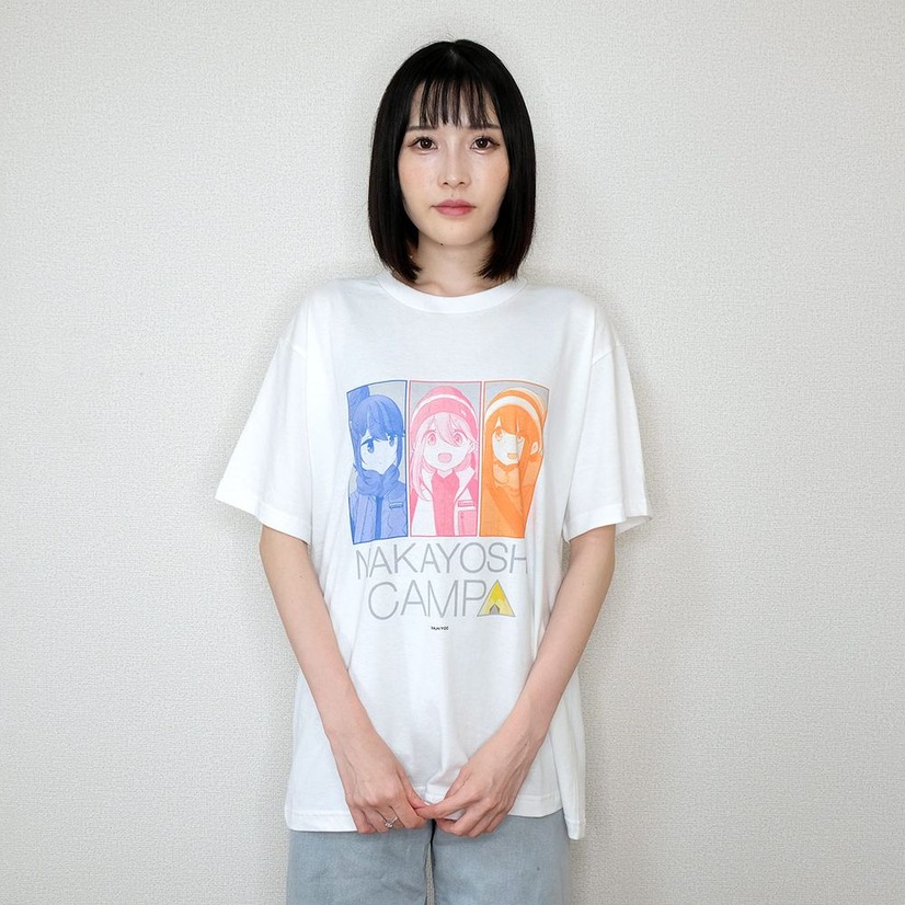 「なかよしキャンプ Tシャツ」3,520円（税込）（C）あfろ・芳文社／野外活動委員会