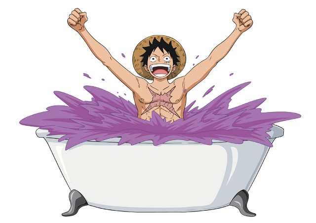 「LUSH×ONE PIECE」ゴムゴムの実 （バスボム）（C）Eiichiro OdaShueisha, Toei Animation