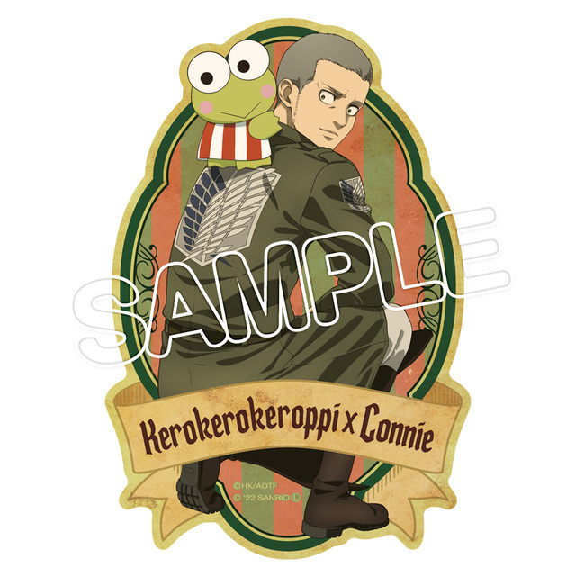 『進撃の巨人×サンリオキャラクターズ』コラボグッズ画像（C）諫山創・講談社／「進撃の巨人」The Final Season 製作委員会 （C）2022 SANRIO CO.,LTD.（L）