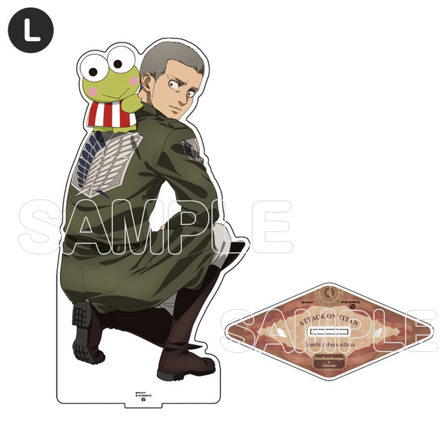 『進撃の巨人×サンリオキャラクターズ』コラボグッズ画像（C）諫山創・講談社／「進撃の巨人」The Final Season 製作委員会 （C）2022 SANRIO CO.,LTD.（L）