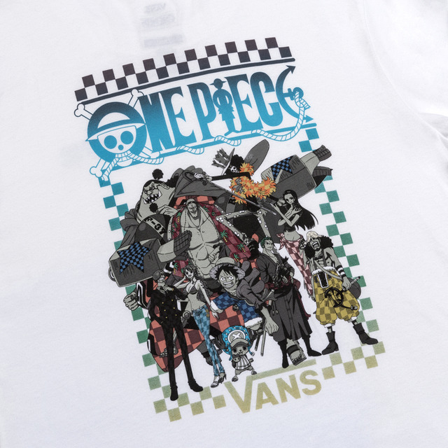 ＜VANSｘONE PIECEコレクション＞ONE PIECE LS BFFWHITE