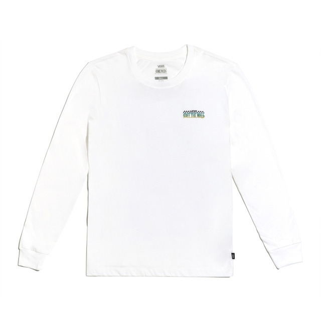 ＜VANSｘONE PIECEコレクション＞ONE PIECE LS BFFWHITE