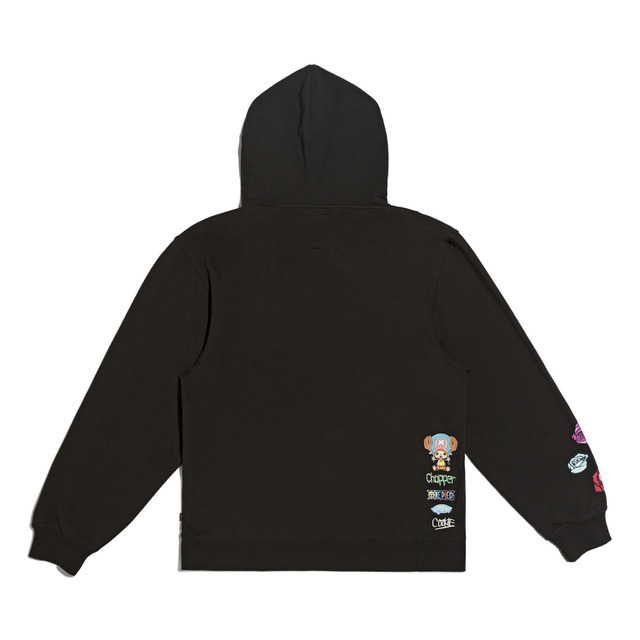 ＜VANSｘONE PIECE by Cokkie!＞ONE PIECE COOKIE! FLEECE PO BLACK