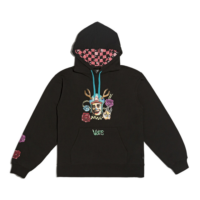 ＜VANSｘONE PIECE by Cokkie!＞ONE PIECE COOKIE! FLEECE PO BLACK