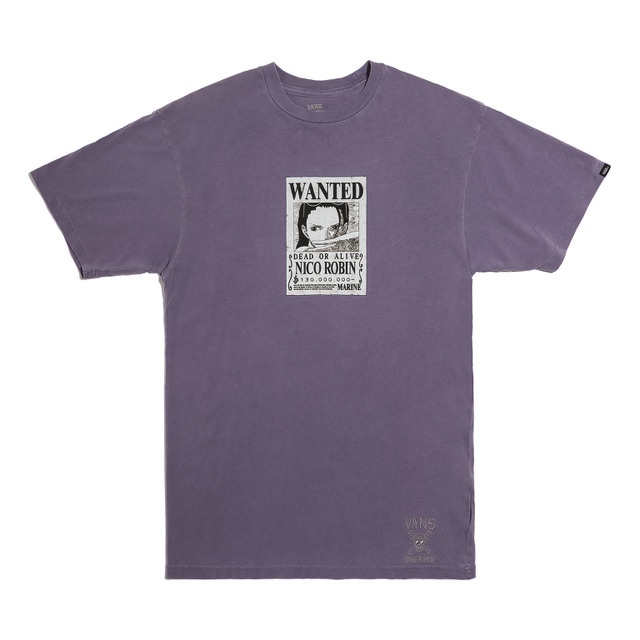 ＜VANSｘONE PIECE SKATEコレクション＞ONE PIECE SKATE SS TEE CHALK VIOLET