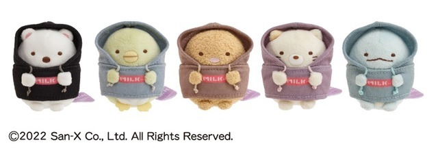 『すみっコぐらし』× MILKFED. コラボアイテム「TENORINUIGURUMI SET」（C）2022 San-X Co., LTD. All Rights Reserved.