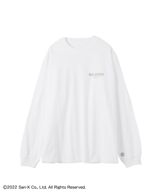 『すみっコぐらし』× MILKFED. コラボアイテム「L/S TEE（6色展開）」（C）2022 San-X Co., LTD. All Rights Reserved.