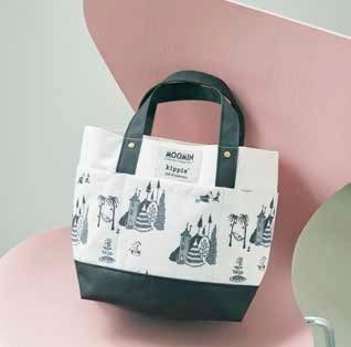 ムーミン×kippisコラボアイテム「8ポケットバッグ」（C）Moomin Characters