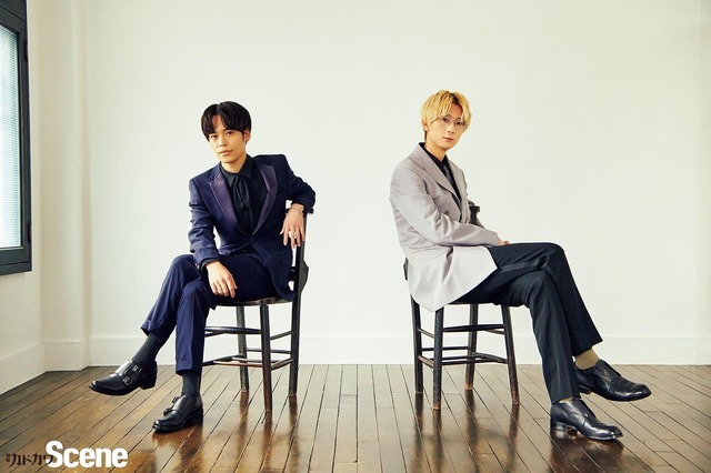 江口拓也×小野賢章 /「別冊カドカワScene 12」掲載カット　撮影／草場雄介