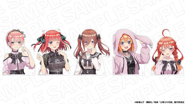 「五等分の花嫁 POP UP STORE」特大ダイカットアクリルボード　Kawaii ver.（C）春場ねぎ・講談社／映画「五等分の花嫁」製作委員会