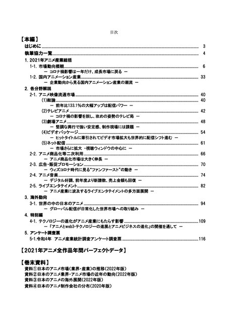 「アニメ産業レポート2022」