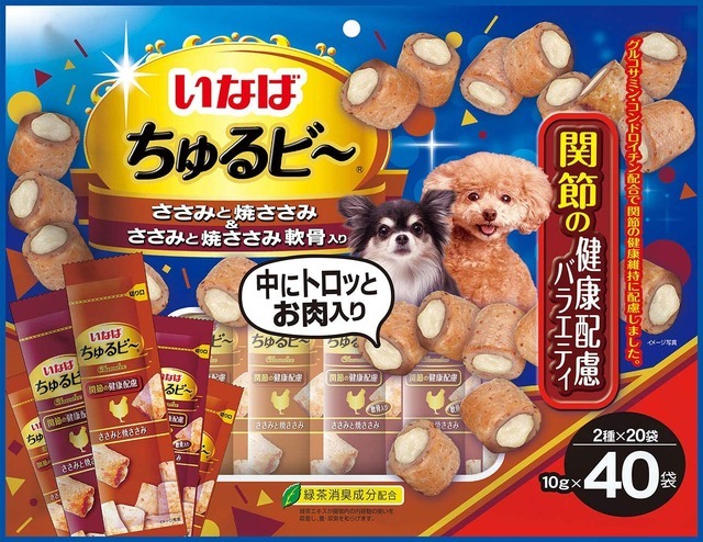 「いなば 犬用おやつ ちゅるビ～ 10g x 40」