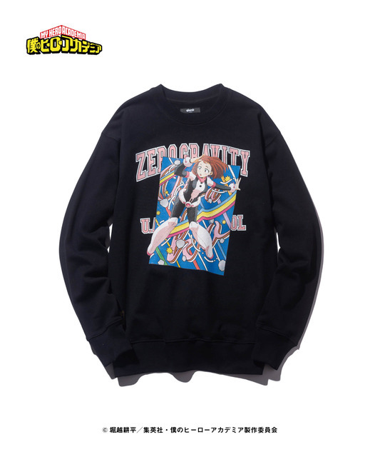 「glamb×僕のヒーローアカデミア」Ochaco Uraraka Sweat （C）堀越耕平／集英社・僕のヒーローアカデミア製作委員会