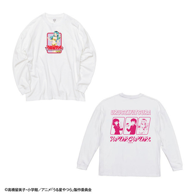 「うる星やつらカフェ」ロングTシャツ（M、L）（C）高橋留美子・小学館／アニメ「うる星やつら」製作委員会