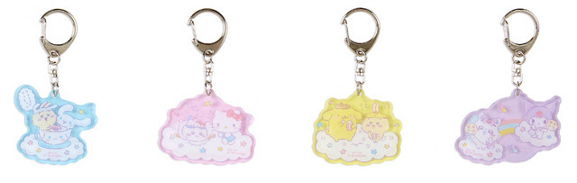 「ちいかわ×サンリオキャラクターズ シークレットアクリルキーホルダー」（全8種）（C）nagano / chiikawa committee（C）'22 SANRIO