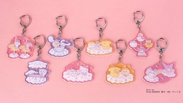 「ちいかわ×サンリオキャラクターズ シークレットアクリルキーホルダー」（全8種）（C）nagano / chiikawa committee（C）'22 SANRIO