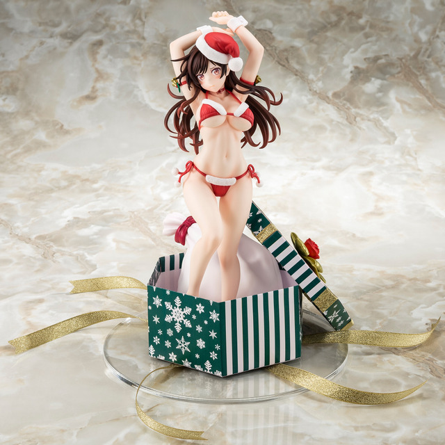 「彼女、お借りします 水原千鶴 サンタビキニdeふわもこフィギュア 2nd Xmas 1/6スケール 完成品フィギュア」21,780円(税込)（C）宮島礼吏・講談社／「彼女、お借りします」製作委員会2022