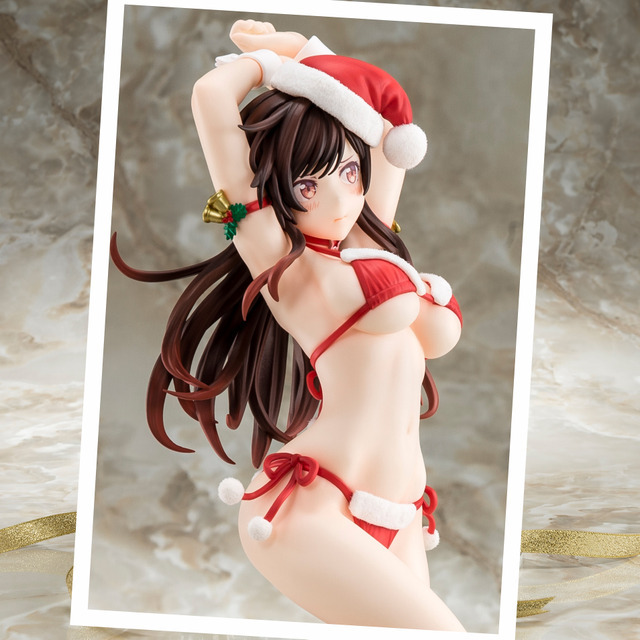 「彼女、お借りします 水原千鶴 サンタビキニdeふわもこフィギュア 2nd Xmas 1/6スケール 完成品フィギュア」21,780円(税込)（C）宮島礼吏・講談社／「彼女、お借りします」製作委員会2022