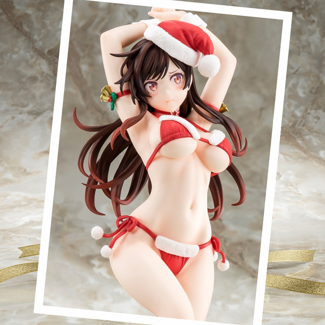 「彼女、お借りします 水原千鶴 サンタビキニdeふわもこフィギュア 2nd Xmas 1/6スケール 完成品フィギュア」21,780円(税込)（C）宮島礼吏・講談社／「彼女、お借りします」製作委員会2022