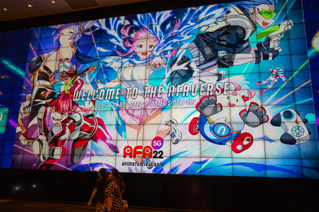 「Anime Festival Asia Singapore 2022」（AFA SG 2022）の様子