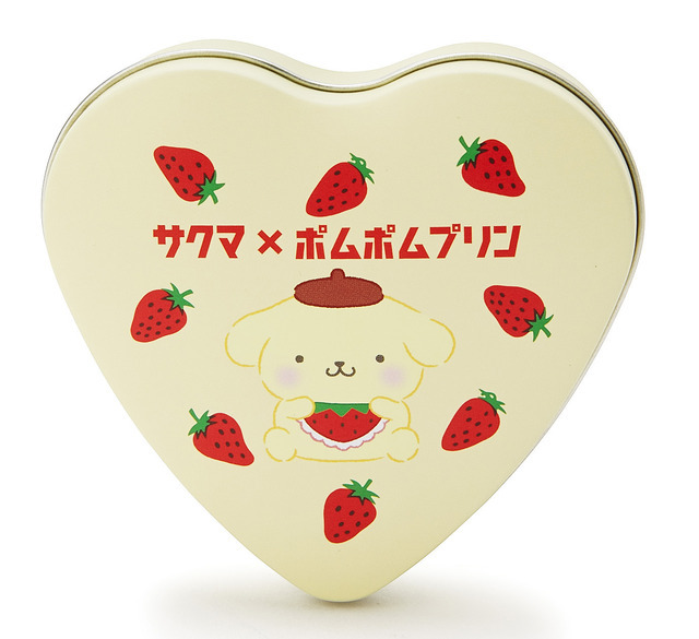 いちごみるくキャンディ×サンリオキャラクターズ「いちごみるく＆缶ケース ポムポムプリン」（C）SAKUMA （C）’22 SANRIO