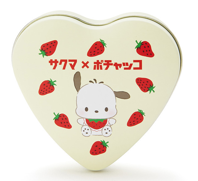 いちごみるくキャンディ×サンリオキャラクターズ「いちごみるく＆缶ケース」（C）SAKUMA （C）’22 SANRIO