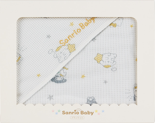 Sanrio Baby「サンリオキャラクターズブランケット」は全2種（C）’22 SANRIO