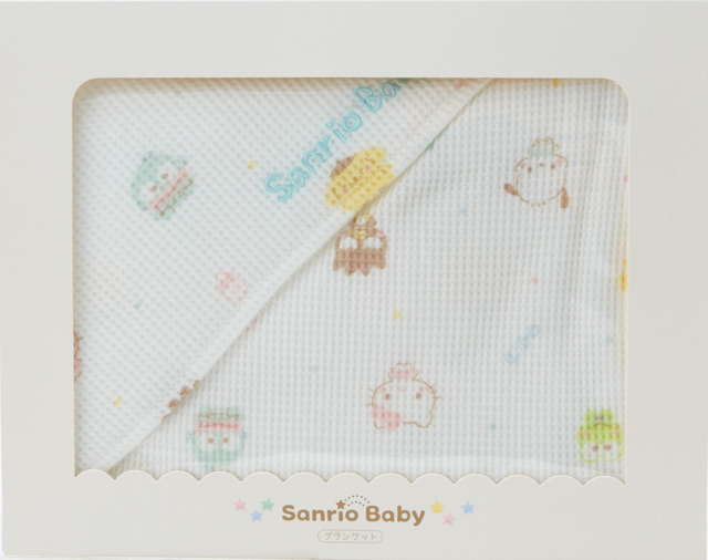 Sanrio Baby「サンリオキャラクターズブランケット」は全2種（C）’22 SANRIO